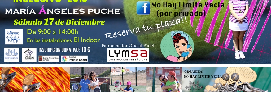 Paddle tennis tournament sponsored by Lymsa